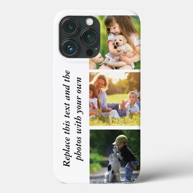 Add your own text and pics  Case-Mate iPhone case (Back)