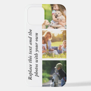Add your own text and pics  iPhone 12 case