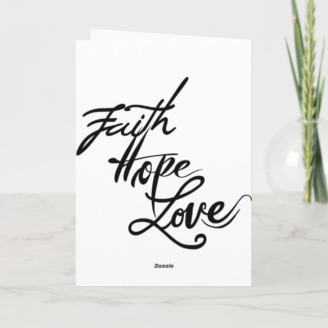 ADD YOUR OWN TEXT Christian greeting Card (Back)