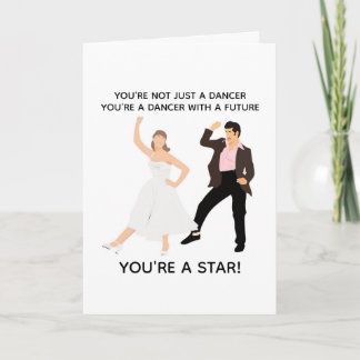 ADD YOUR OWN TEXT dancing birthday Card