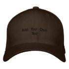 Add Your Own Text Embroidered Hat