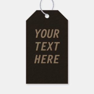 Add Your Own Text  Gift Tags