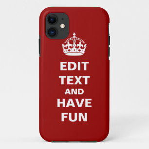 Add your own text here! iPhone 11 case