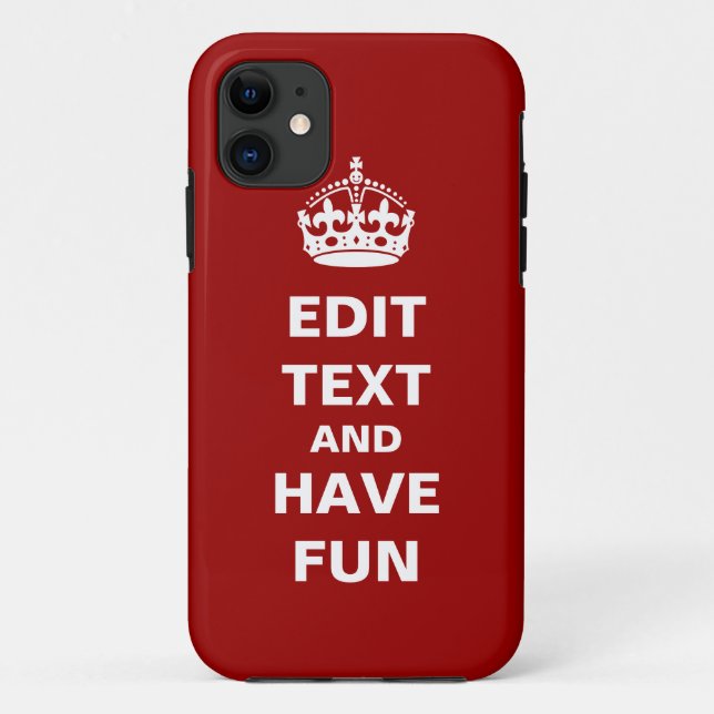 Add your own text here! Case-Mate iPhone case (Back)