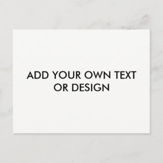 Add your own text or design, Customise Postcard