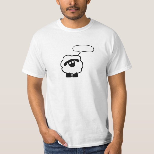 Add Your Own Text Sheep Shirt (Front)