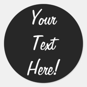 ADD YOUR OWN TEXT Stickers