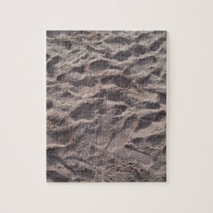 Add your own text, writing in sand, sunny beach jigsaw puzzle