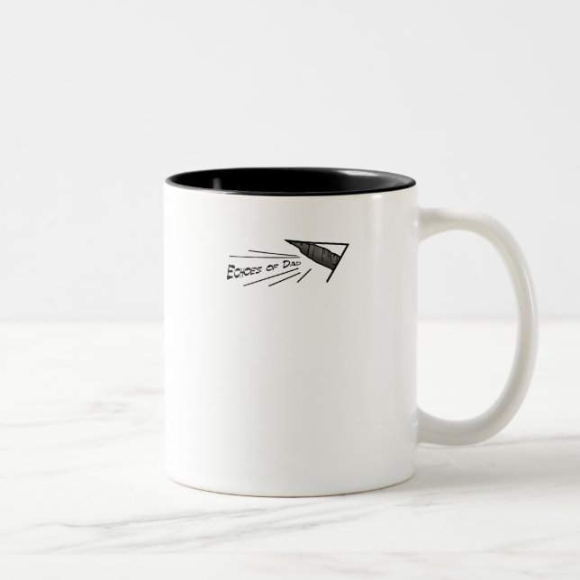Add your own words! Two-Tone coffee mug (Right)