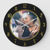 Add Your Personalised Photo | Gold Black Elegant