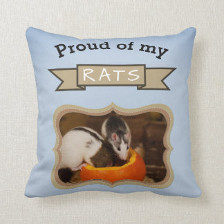 Add Your Pet Rats Photo Rat Cushion