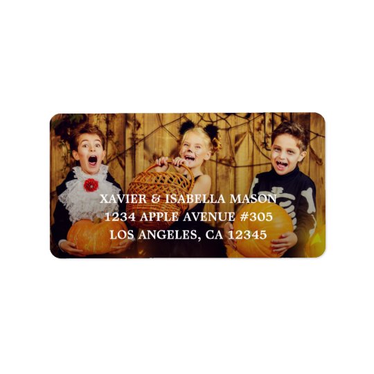 Add Your Photo Address Label