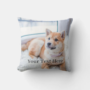 Add Your Photo and Text 2 Sided Customized Cushion