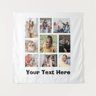 Add your photo and Text Tapestry