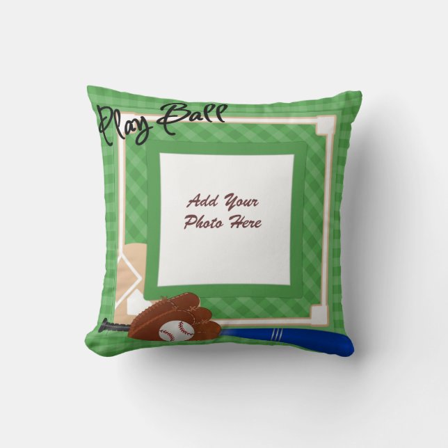 Add Your Photo ball Pillow (Front)