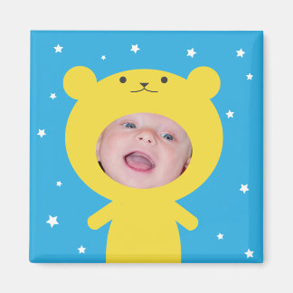 Add Your Photo Bear Frame Magnet