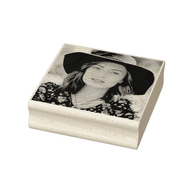 ADD YOUR PHOTO CUSTOMIZED RUBBER STAMP (Stamp)