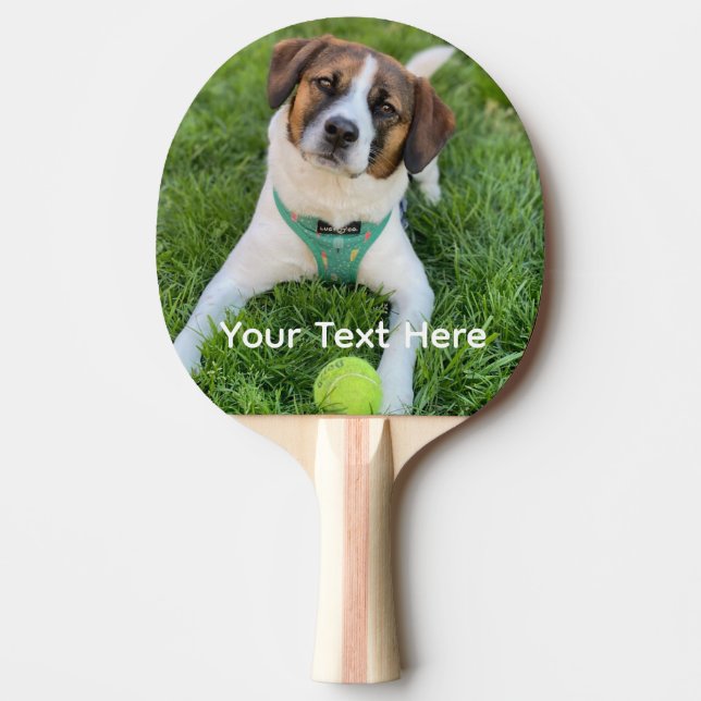 Add Your Photo Dog Photo Kids Photo Family Photo  Ping Pong Paddle (Front)