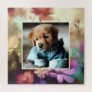 Add Your Photo Floral Puzzle