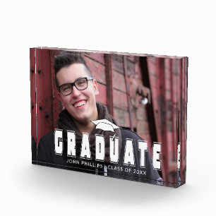 Add Your Photo Graduation Personalised Photo Block
