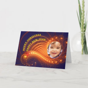 Add your photo here, an elegant Christmas card