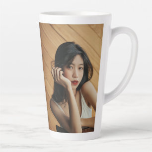 ADD YOUR PHOTO LATTE LARGE COFFEE MUG
