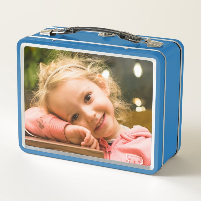 ADD YOUR PHOTO METAL LUNCH BOX (Back)