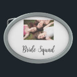 Add your photo name bridesmaid squad bride party  belt buckle<br><div class="desc">design</div>