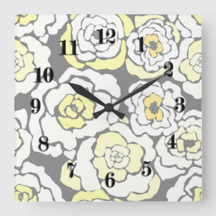 Add your photo or text square wall clock