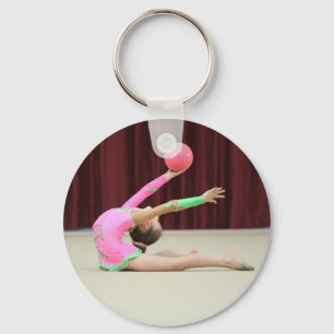 Add your photo personalised Gymnastics keychain