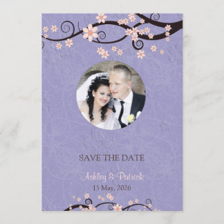 Add Your Photo Prisoners of Love Violet Wedding Save The Date