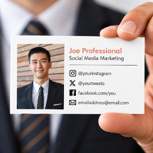 Add Your Photo   Social Media   Logo Business Card