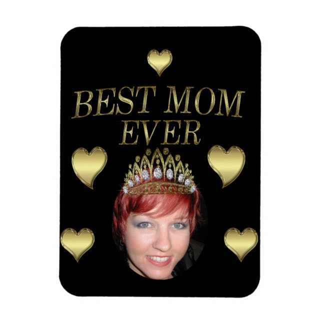Add Your Photo To A Mothers Day Tiara Magnet (Vertical)