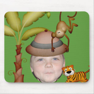 Add Your Photo To A Wild Jungle Safari Theme Mouse Pad