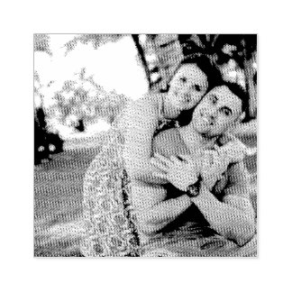 ADD YOUR PHOTO WEDDING CUSTOMIZED RUBBER STAMP