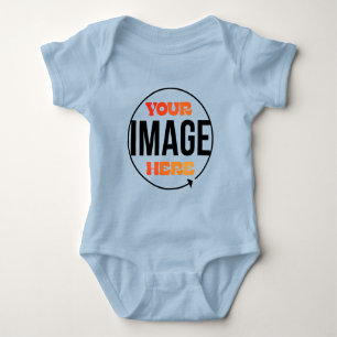 Add Your Photograph Image - Cute Baby Kid Newborn Bodysuit