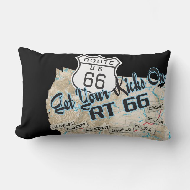 add your photos route 66  pillow 1 (Front)