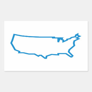 Add Your Photos   USA Rectangular Sticker