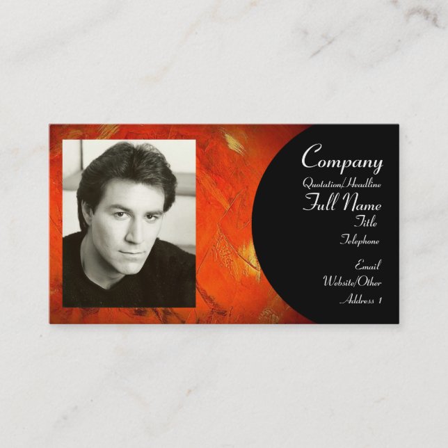 Add Your Picture Business Card (Front)