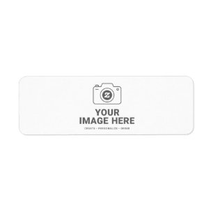Add Your Picture Design Return Address Label