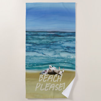 Add Your Pup Beach Towel
