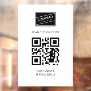 Add Your QR Code and Business Logo