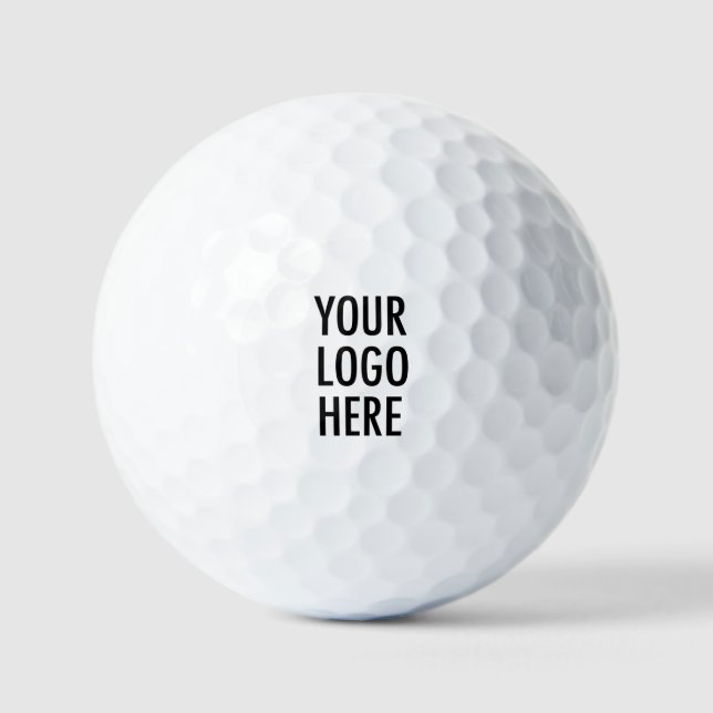 Add Your Round Circle Logo Golf Balls (Front)
