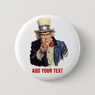 Add Your Text 6 Cm Round Badge