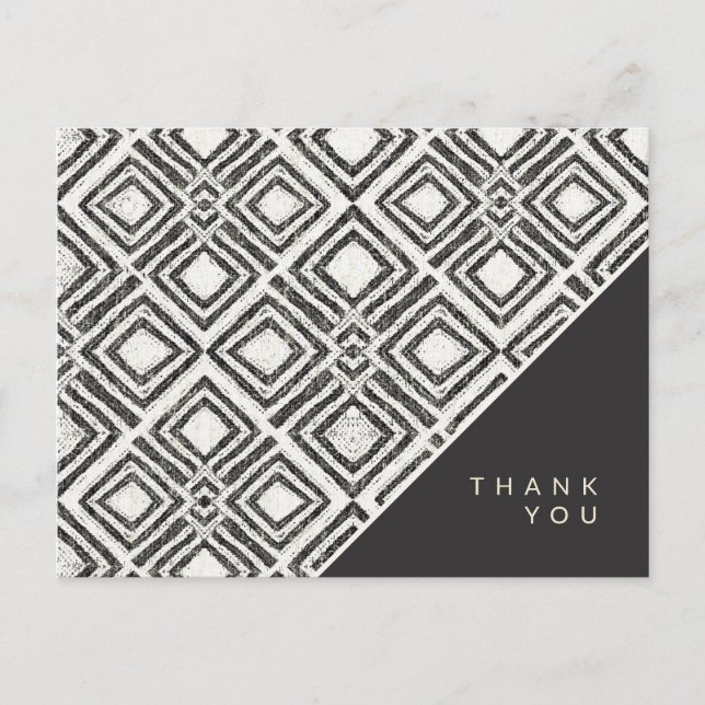 Add Your Text | African Wild Pattern Postcard (Front)