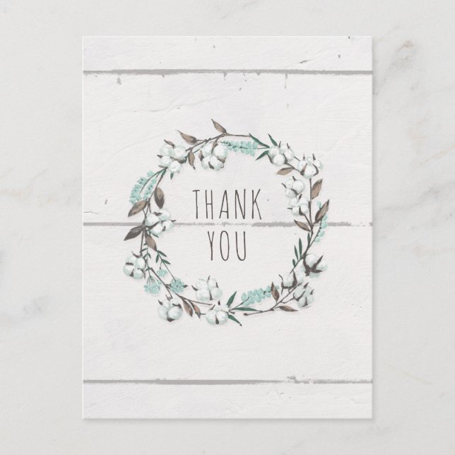 Add Your Text | Blessed VII | Let's Stay Home Postcard (Front)