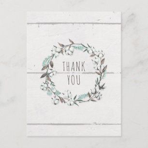 Add Your Text   Blessed VII   Let's Stay Home Postcard