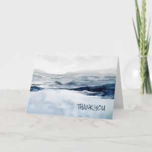 Add Your Text   Faded Horizon II Card