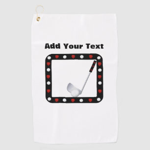 Add Your Text Golf Towel