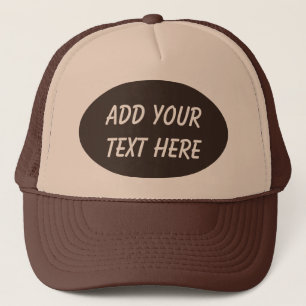 ADD YOUR TEXT HERE-HAT TRUCKER HAT